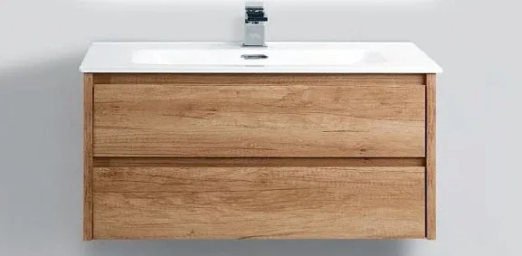 Тумба с раковиной BelBagno Крафт (Kraft) 100 натуральный дуб Небраска