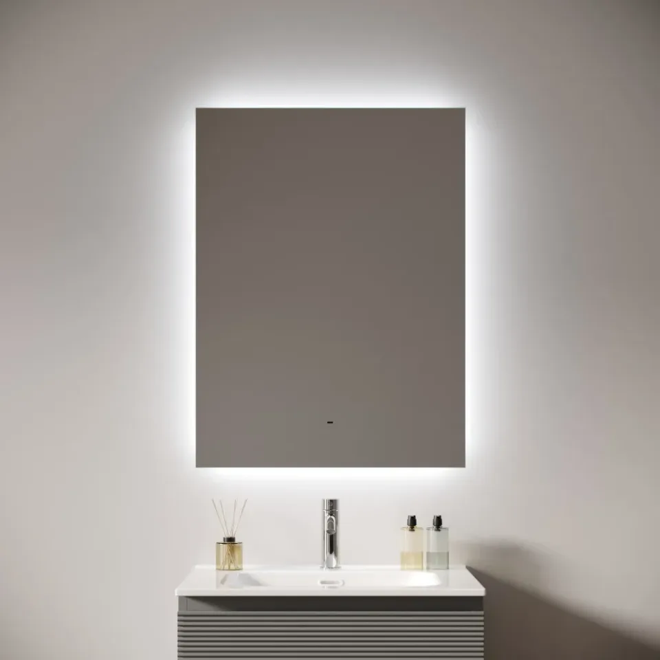 Зеркало с подсветкой Sancos Поле 2.0 (Square 2.0) SQ2.600 60x80 подвесное управление взмахом руки