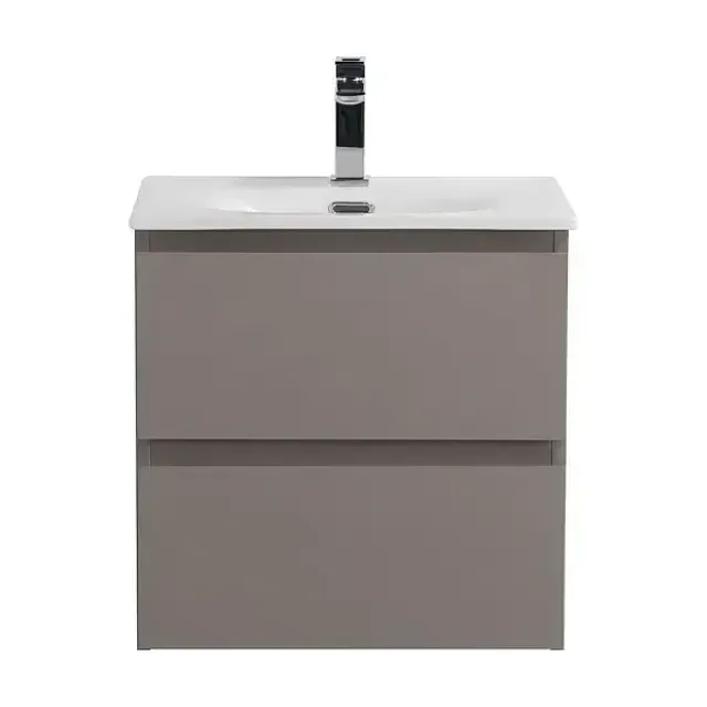Тумба с раковиной BelBagno Крафт (Kraft) 39 50 подвесная бежевая матовая (раковина BB-8099-3-50)
