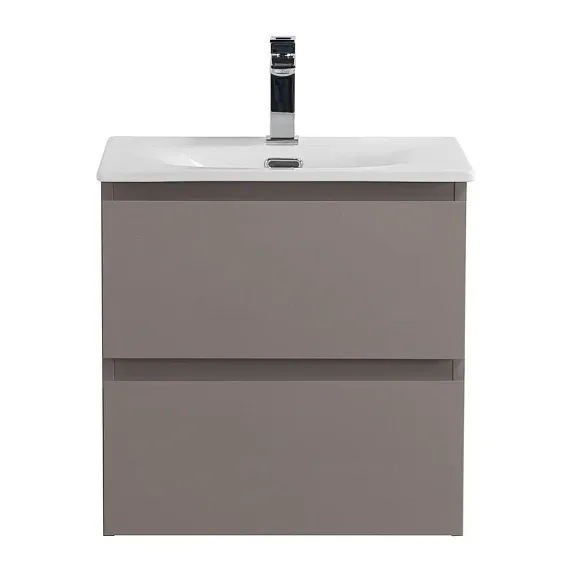 Тумба с раковиной BelBagno Крафт (Kraft) 39 50 подвесная бежевая матовая (раковина BB-8099-3-50)
