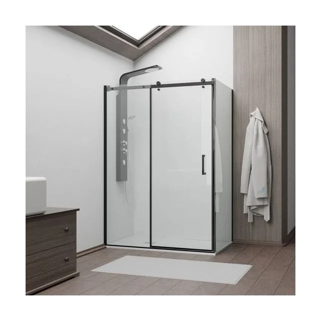 Душевой уголок RGW TO-44B (TO-14B + Z-050-2B) — 1200x900, прозрачное, профиль черный