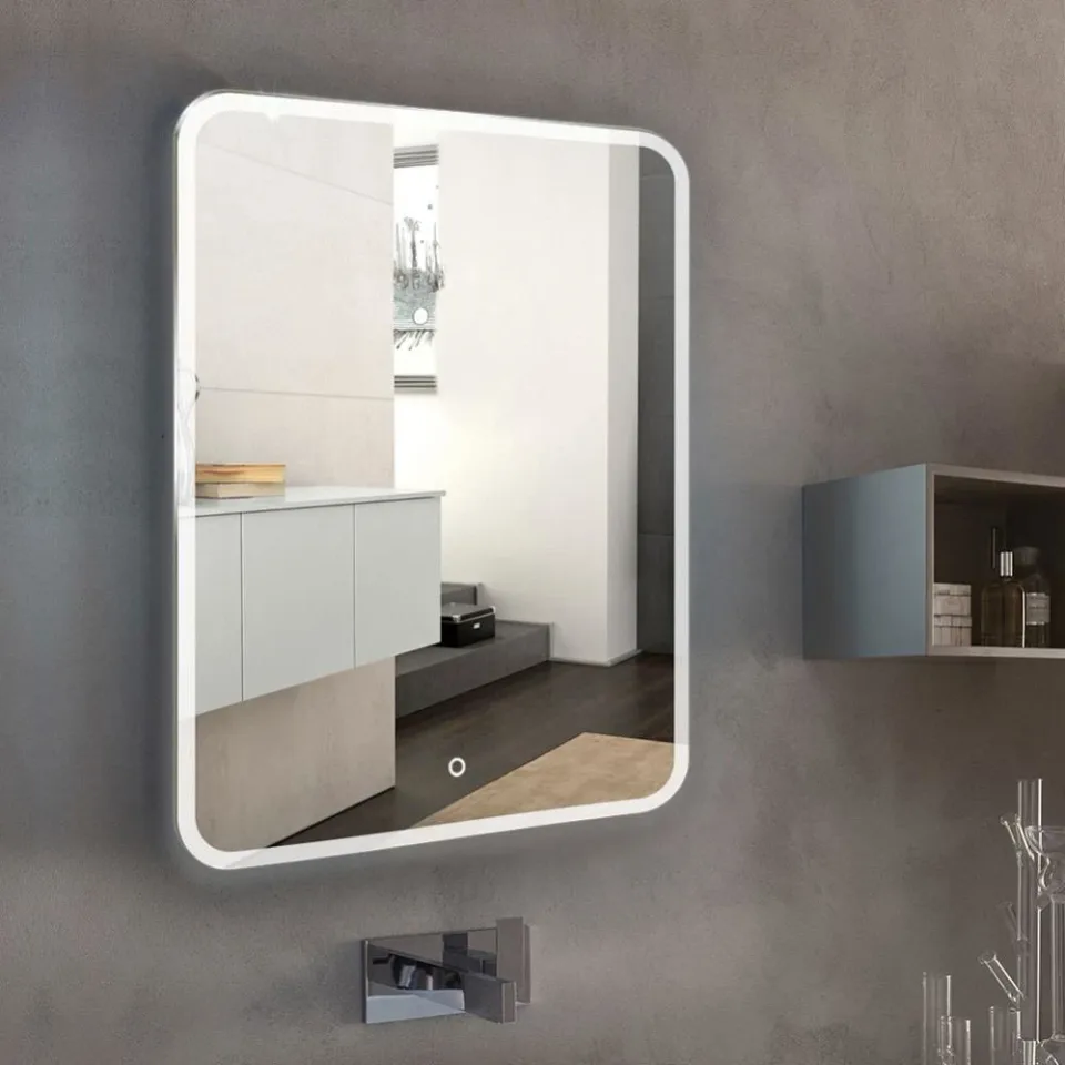 Зеркало Silver Mirrors Стив 68,5*91,5 с Led-подсветкой сенсорный выключатель