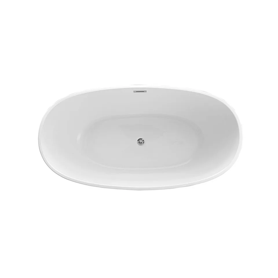 Ванна акриловая Vincea VBT-404-1700, 1700*850*580, цвет белый, слив-перелив в комплекте