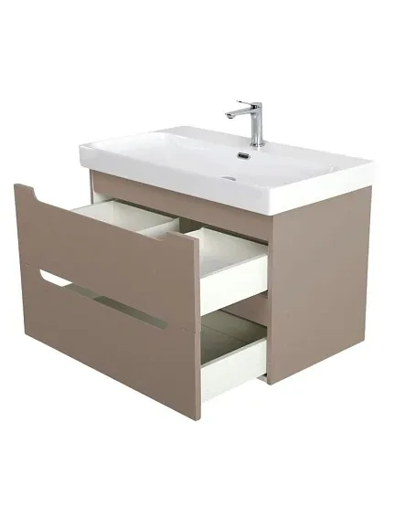 Комплект мебели BelBagno Этна (Etna) 80 бежевый матовый (раковина BB-8078-80)