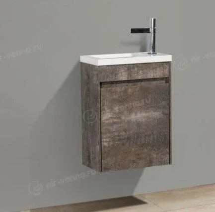 Тумба с раковиной BelBagno Пьетра (Pietra) Мини (Mini) 46 левая камень