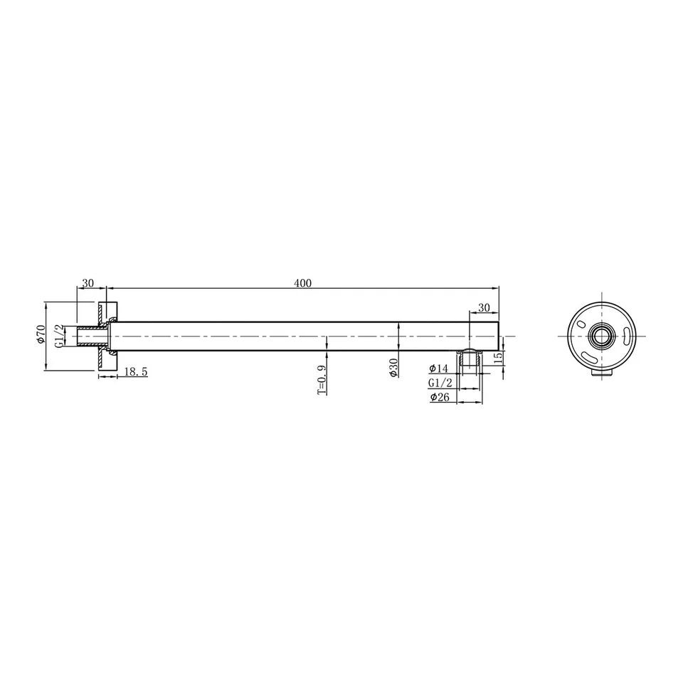 Комплект Инспаер (Inspire) VSHH-3I2AHGM, верхний душ с держателем, ручной душ с шлангом, вороненая сталь