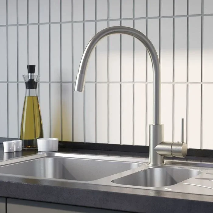 Смеситель Iddis Китчен 360 (Kitchen 360) K36BNJ0i05 для кухни гибкий излив сатин