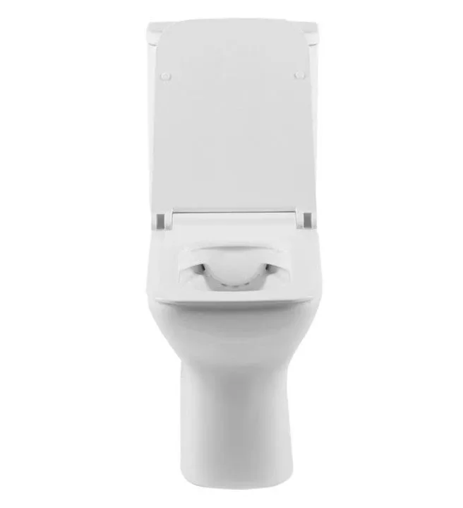 Унитаз-компакт Aquanet Cube-C-1 CL-12248B безободковый с крышкой-сиденьем микролифт Slim