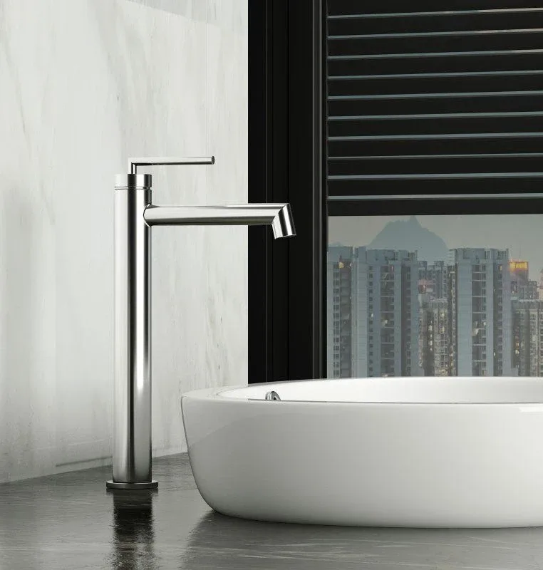 Смеситель BelBagno Аква (Acqua) ACQUA-LMC-CRM для накладных раковин,хром