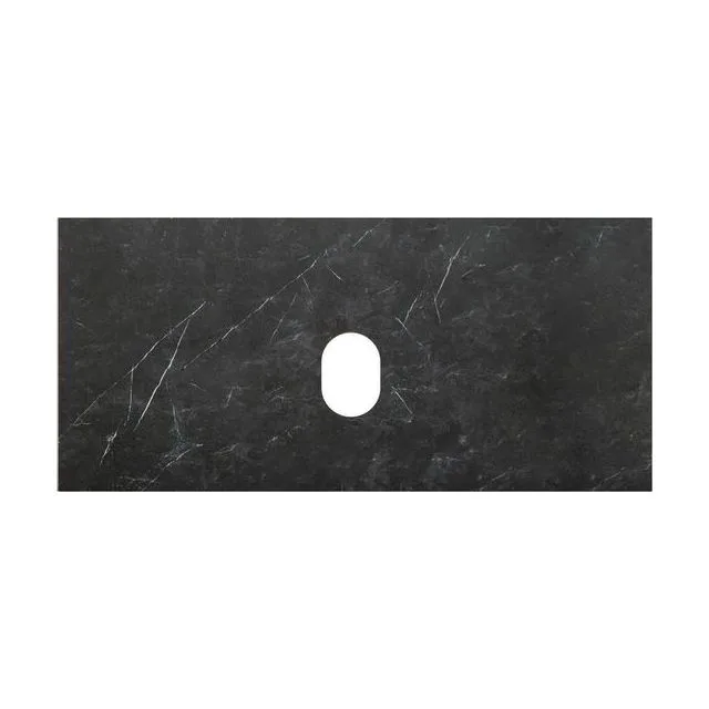 Столешница из керамогранита BelBagno KEP-100-MNO-W0 Marmo Nero Opaco