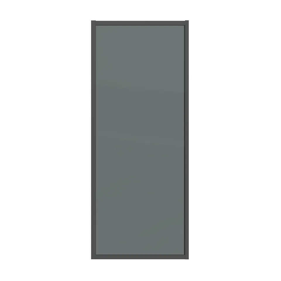 Боковая стенка Grossman Style 200.K33.05.90.21.10 (90х195) черный матовый,стекло тонированное, 1 место