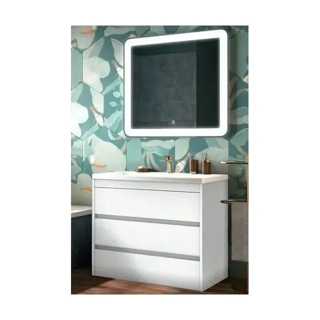 Комплект мебели Art&Max Фемели/Family 100 Bianco Lucido напольный