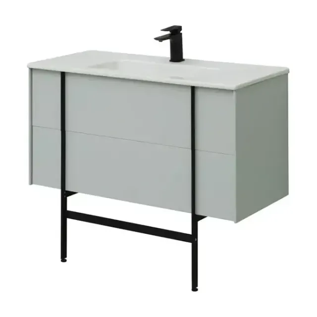 Тумба с раковиной Allen Brau Reality 1.32007.PWM 100 папирус матовый без ножек