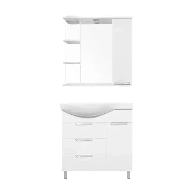 Комплект мебели Style Line Жасмин 82 R с бельевой корзиной