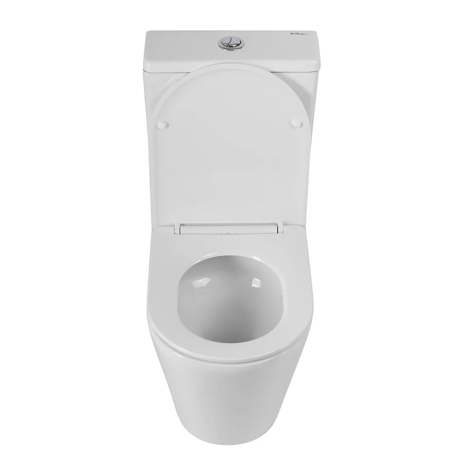 Унитаз-компакт безободковый BelBagno FLAY-TOR BB2149CP-TOR/SC/BB2149T