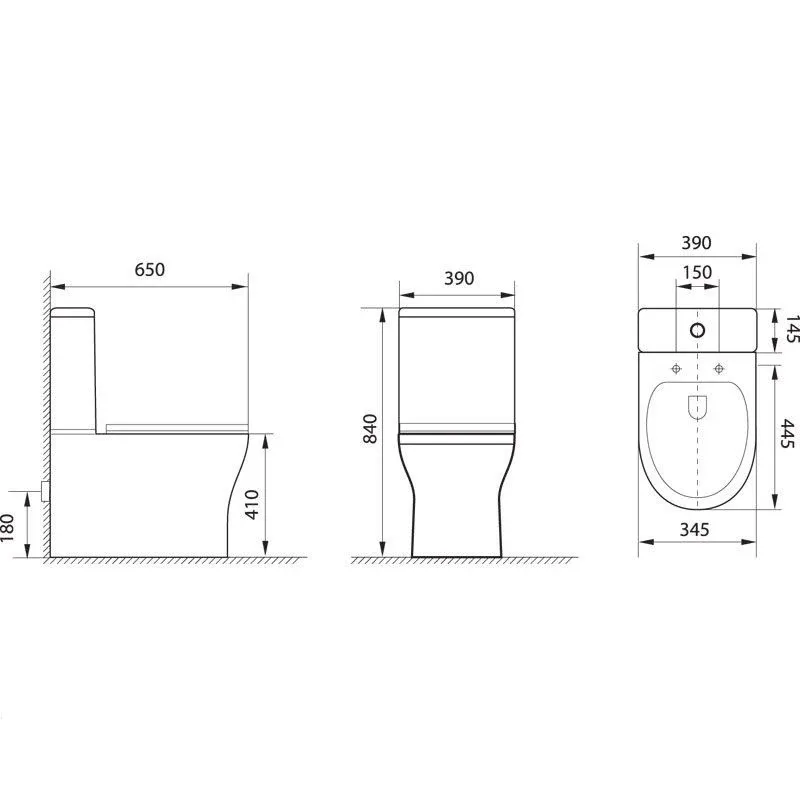 Унитаз-компакт Aquanet Roll-C CL-12249B безободковый с крышкой-сиденьем микролифт Slim