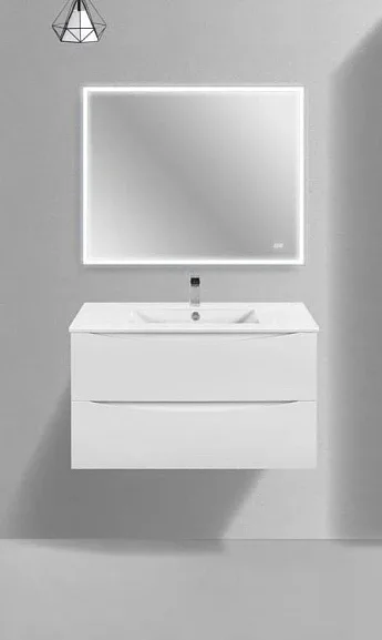 Комплект мебели Vincea Миа (Mia) Слим (Slim) 90 белый глянец