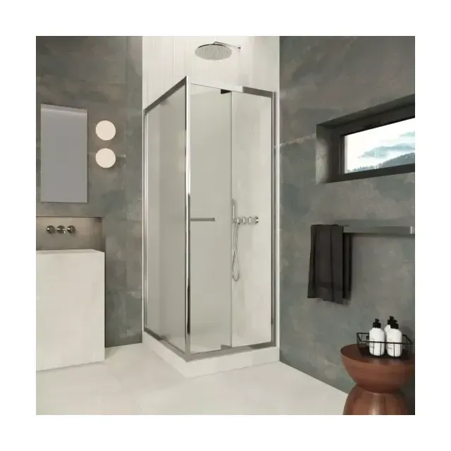 Душевой уголок Z+ZPV Inside 60*80 08 10 профиль глянцевый хром стекло сатин