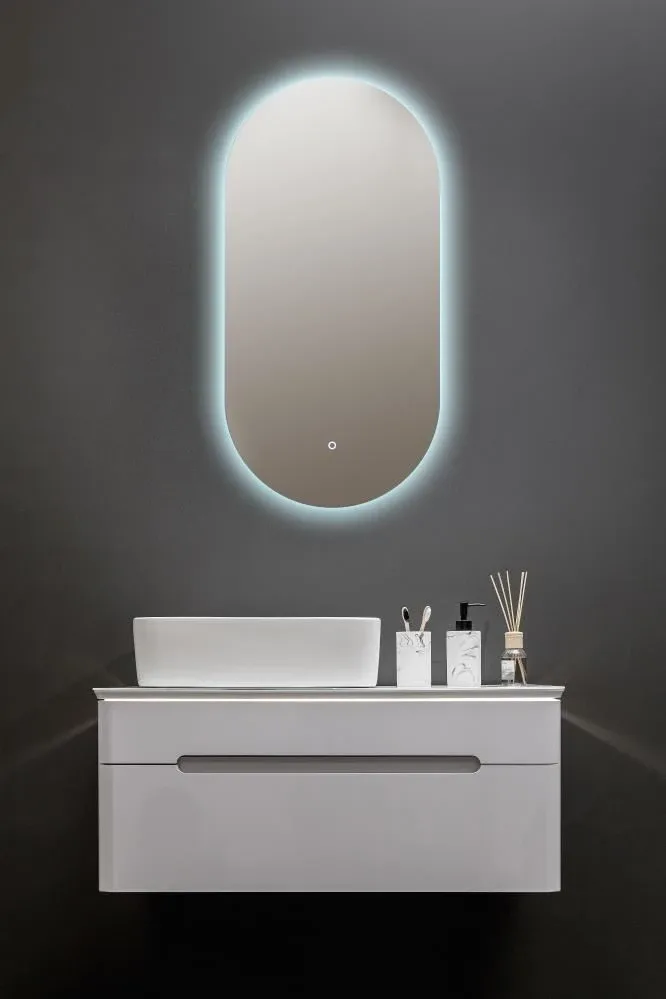 Зеркало Silver Mirrors Viva Lite 50*100 с Led-подсветкой сенсорный выключатель