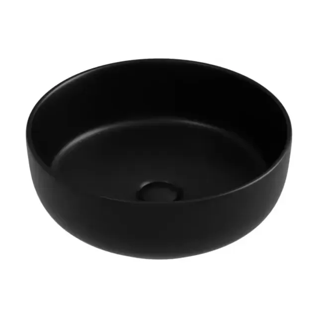 Раковина из сантехнического фарфора Ceramica Nova Тайкан (Taycan) 38 см CN12003MB накладная цвет черный матовый