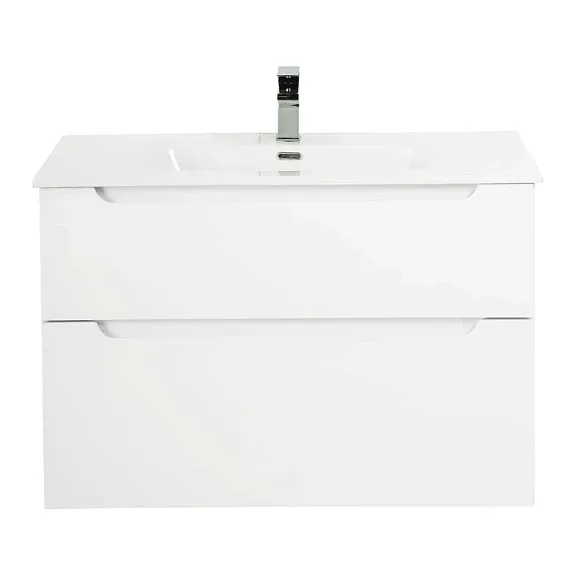 Тумба с раковиной BelBagno Etna-H60 100 белый глянец