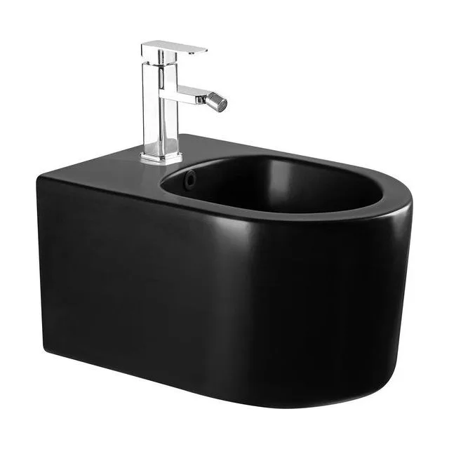 Биде подвесное AQUATEK МИЯ AQ1004-MB, 490*370*300 мм, цвет черный матовый