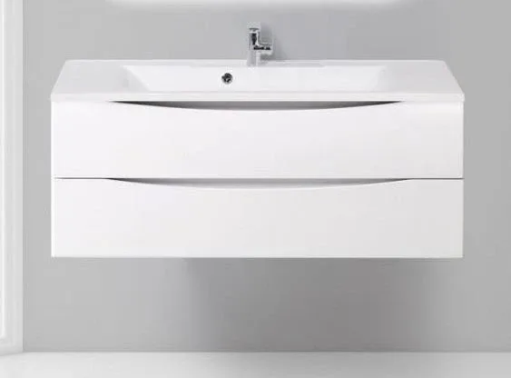 Тумба с раковиной BelBagno Марино-H60 (Marino-H60) 120 белый глянец