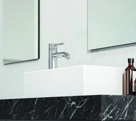 Смеситель Kludi Bozz 382700576 для раковины с донным клапаном