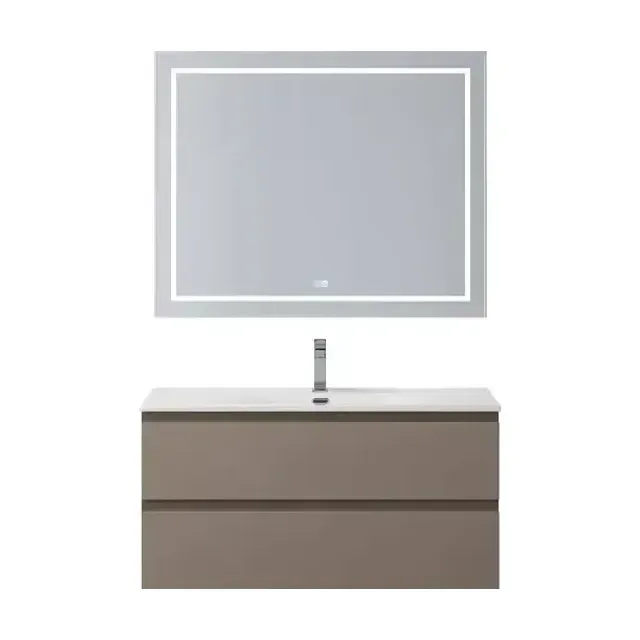 Комплект мебели BelBagno Крафт (Kraft) 100 бежевый матовый (раковина BB-8099-100)