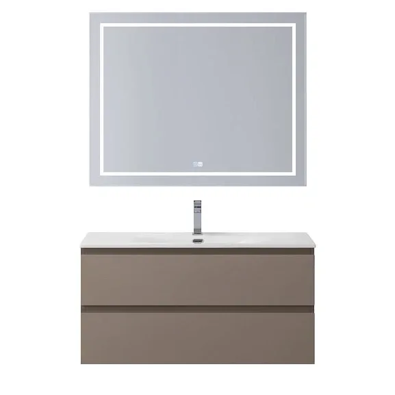 Комплект мебели BelBagno Крафт (Kraft) 100 бежевый матовый (раковина BB-8099-100)