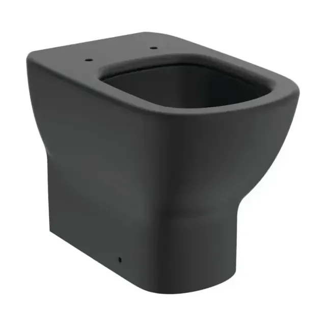 Приставной унитаз Ideal Standard Tesi 36.5*55.5 черный матовый