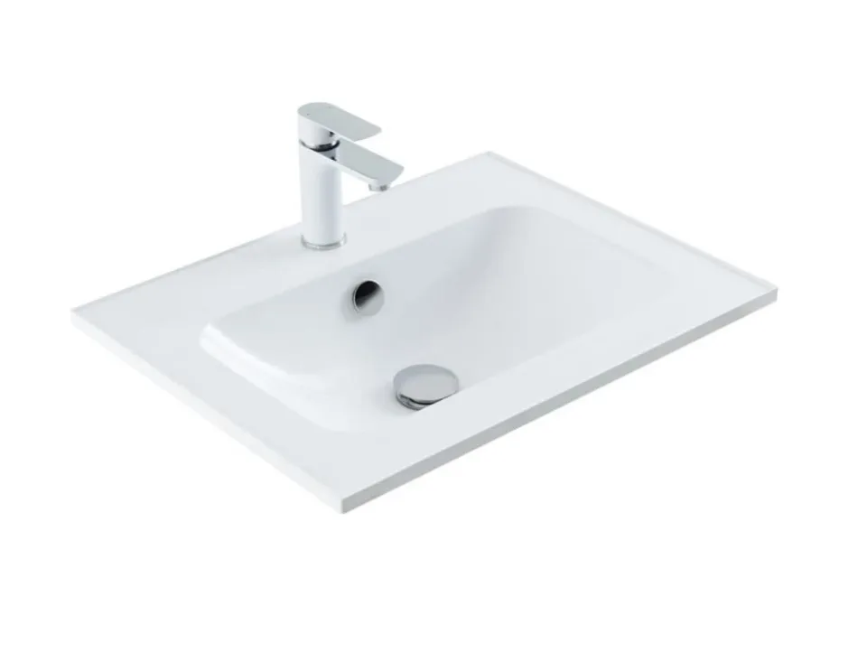 Тумба с раковиной Aquanet Арт 60 маренго Soft Touch (тактильный матовый), раковина Арт 60