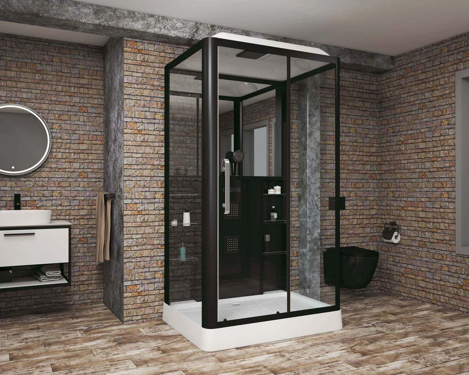 Душевая кабина Grossman Alba GR227R (90x120x225) дверь раздвижная,3 места