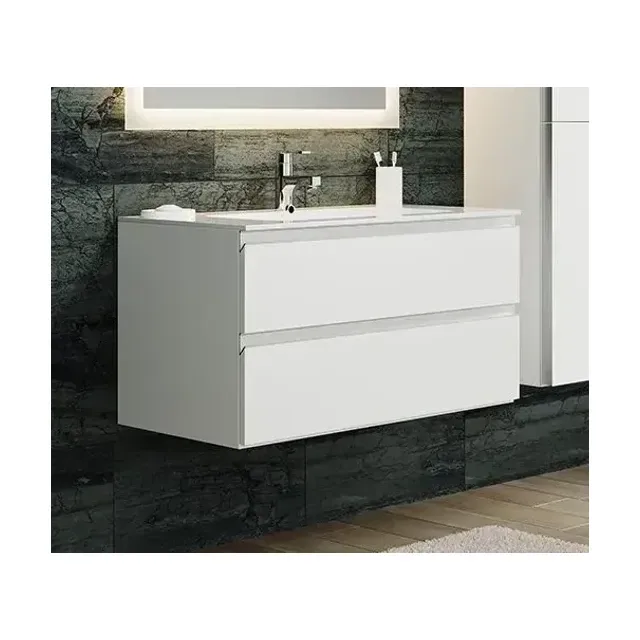 Тумба с раковиной SanVit Авеню-2 120 белый глянец/на выбор
