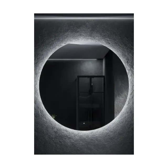 Зеркало с подсветкой Sancos Сфера (Sfera) SF1200 120x120 подвесное выключатель сенсорный