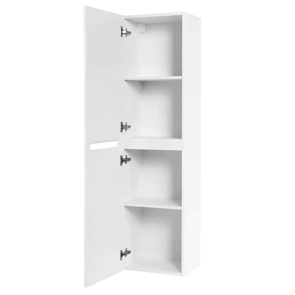 Шкаф подвесной BelBagno ETNA-1500-2A-SC-BL-P-L Bianco Lucido, левый