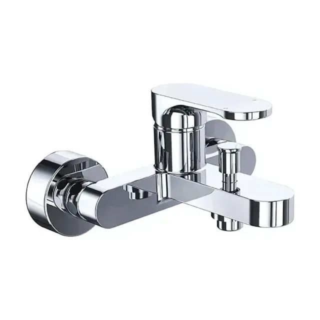 Смеситель для ванны AZARIO VIANO с коротким изливом, хром (AZ-15830501)