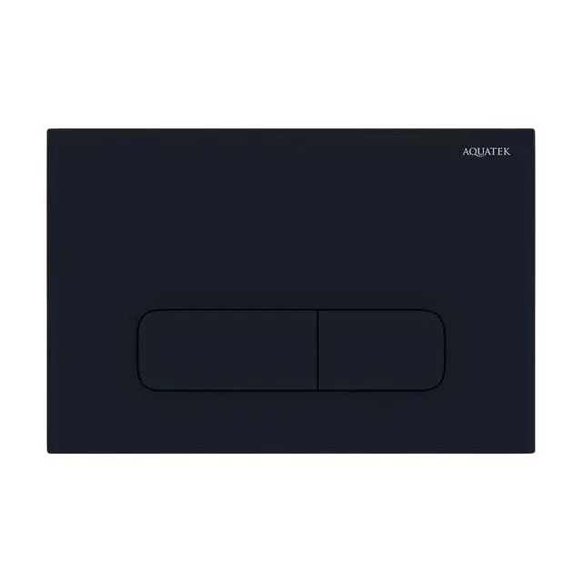 PNS-0000010 (002DQ) Панель смыва Черная матовая для INSP-0000001 Pneumo S (клавиши прямоугольная)
