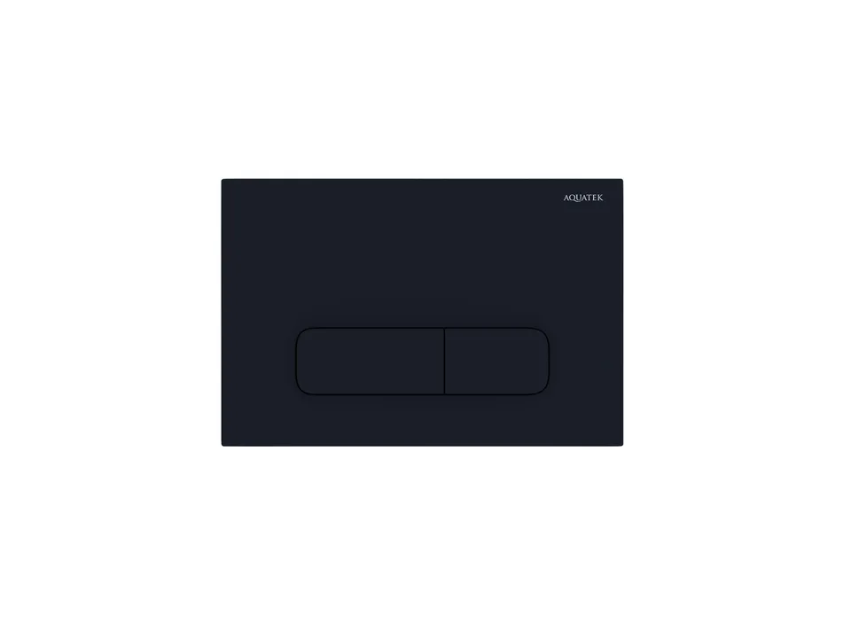 PNS-0000010 (002DQ) Панель смыва Черная матовая для INSP-0000001 Pneumo S (клавиши прямоугольная)