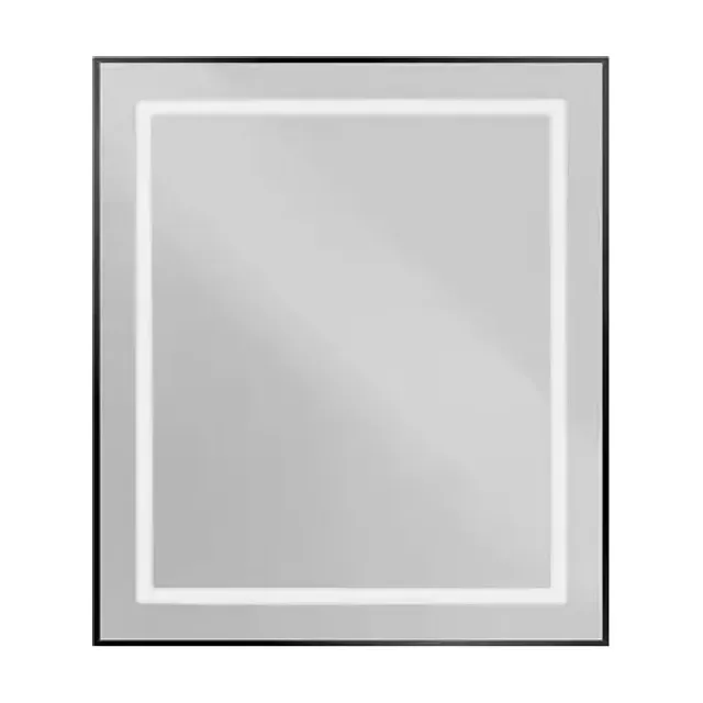 Зеркало BelBagno Крафт (Kraft) SPC-KRAFT-700-800-SENS-NERO 70*80 черное с Led-подсветкой