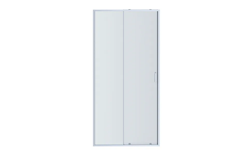AQ NAA 6121-100 (новый артикул AQ ARI RA 10020CH) Душевая дверь двухэлементная, раздвижная1000x2000 профиль хром, стекло прозрачное