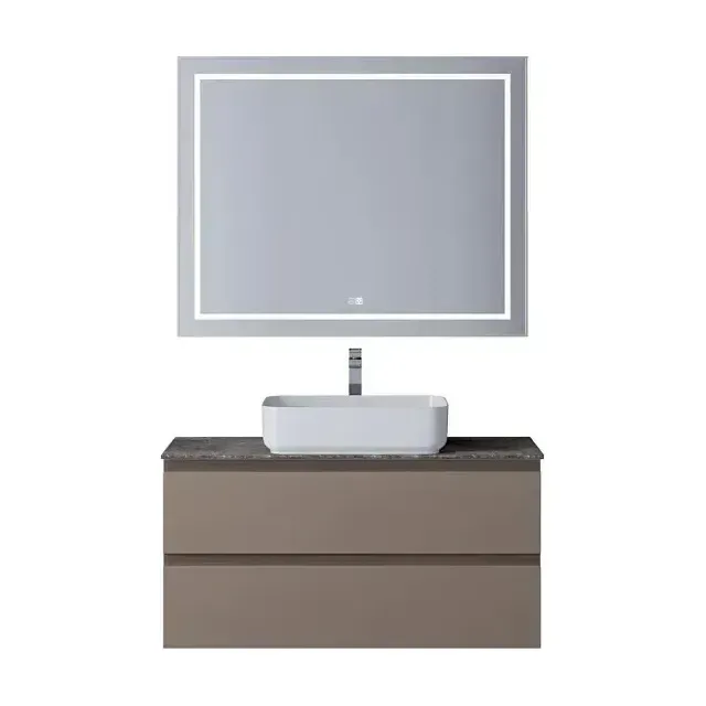 Комплект мебели BelBagno Крафт (Kraft) 100 бежевый матовый со столешницей гранит