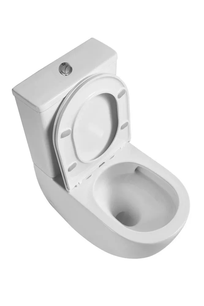 Унитаз-компакт DQ Матрица (Matrix) DT1397516 39*63 Торнадо безободковый с крышкой-сиденьем микролифт тонкое