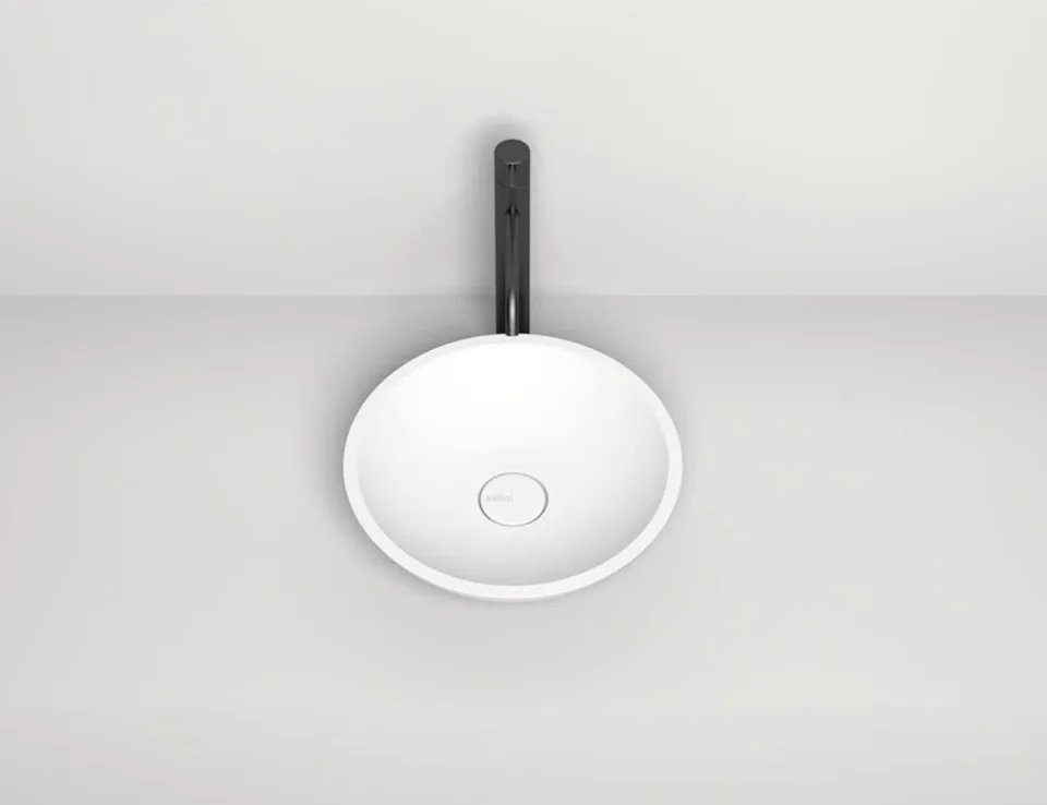 Накладная раковина Salini Callista 05 S-Sense 36,5*36,5 белый глянец