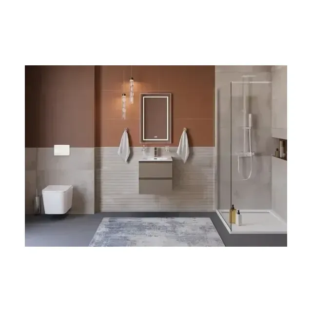 Комплект мебели BelBagno Крафт (Kraft) 39 50 подвесной бежевый матовый (раковина BB500/390ETL)