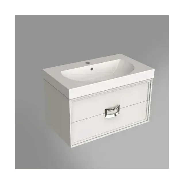 Тумба с раковиной Kerama Marazzi Canaletto 80 белая матовая