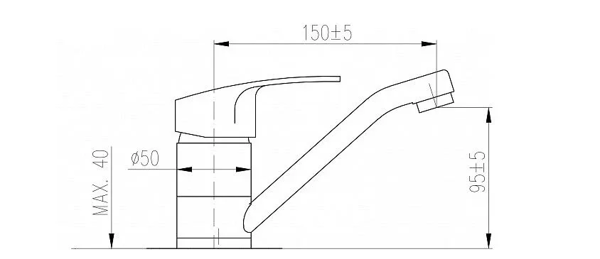Смеситель Rav Slezak Kongo K015.5 для раковины