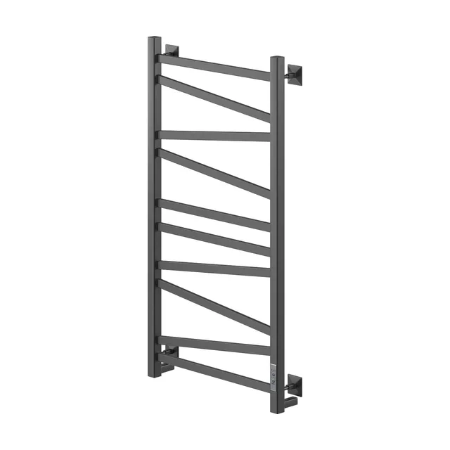 Полотенцесушитель электрический Veconi Barro-C 50/100, черный (B10050B-C)