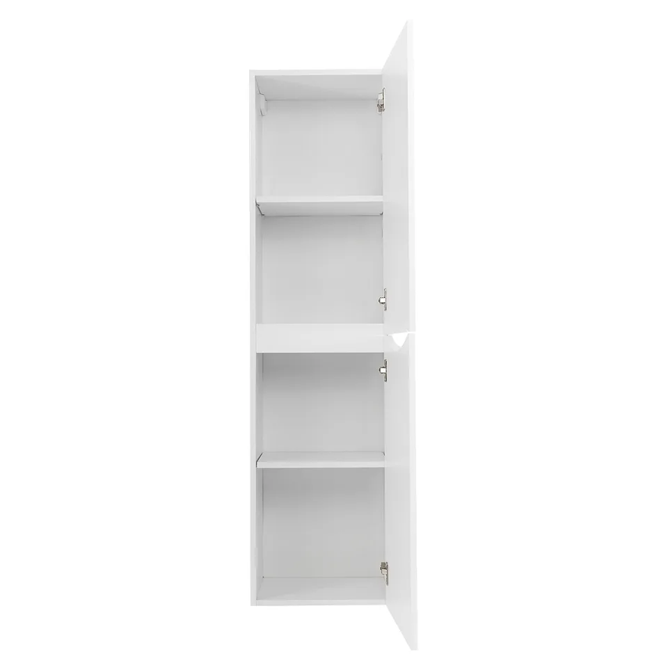 Шкаф подвесной BelBagno FLY-MARINO-1500-2A-SC-BL-P-R Bianco Lucido