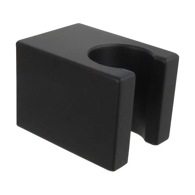 Держатель для ручного душа AQUATEK, матовый черный AQ2400MB